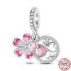 925 Silver Bad Fit Charms Pandora charme pulseira de sereia estrela -peixe flamingo drink estrelado pela lua sol charmes ciondoli diy miçangas finas jóias