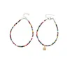 3pcs / set bohème coloré perles perles bracelets de cheville pour les femmes été océan plage à la main cheville bracelet pied jambe plage bijoux cadeau G278z