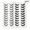 20 Pairs of False Eyelashes Fluffy Thick 3D Eyelashes Factory Wholesale