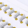 Falska ögonfransar 10 Par Makeup Half Eye Lash Winged Mini Lashes Corner Fake Handmadefalse