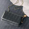 أكياس الكتف الفاخرة WOC Desigern Women Mini Hand Handbag New Elegant Counter Messenger Girl Caviar Leather Bag Wallet on Chain Crossbody Solid Color Pres