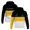 Apparel F1 racing team uniform men and women hooded team uniform casual sports zipper sweater jacket 80UW