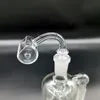 Dozer Styled Trough Quartz Banger Smoking Accessories Domeless Quartzs Nail 14mm 19mm Male Frosted Joint For Glass Water Pipes Oil Rigs