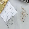 Dangle & Chandelier Geometry Spiral Simple Earrings Irregular Stud Exaggerated Cold Wind Fashion Earring For Women Opening AccessoriesDangle
