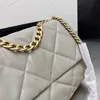 Women's Luxury Designers Shoulder Bags 2023 Textured Leather Envelope Bag Portable Fashion Gold Metal Chain Crossbody Bag Factory Direct Sales