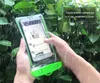 Cep Telefonları Konutlar Noctilucent Su Geçirmez Çanta PVC Koruyucu Cep Telefonu Çanta Kılıfı Kılıf Dalış Yüzme Sporları Için iPhone 6 7/6 7