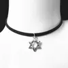Chokers Torques Pure Black Velvet Ribbon Vintage Retro Pendant Necklace Maxi Statement For Women JewelryChokers