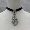 Papillon Uomo Moda maschile High-end Bambini Unisex Coreano Party Wedding Cravatta Metallo con borchie di diamanti Piccolo TieBow