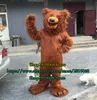 Талисман кукла костюм высокого белолог коричневый медведь талисман костюм мультфильм аниме фильм реквизит рождения вечеринка шоу сцена продвижение Хэллоуин подарок 423
