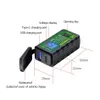 Dual USB TYP C Motorrad-Ladegerät, 12 V, 3,1 A/4,8 A, wasserdichter SAE-zu-USB-Schnellladeadapter mit Ein-/Aus-Schalter für mobiles Handy-GPS
