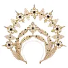 Elegant Virgin Mary Halo Headband Costume Accessories Tiaras Crown Headpiece Headdress Angel Princess Cosplay Head Wear