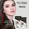 Roorana ögonbryn förstärkare Vattentäta långvariga ögonbryn Färg tatuering Cream Henna Brow Eyelash Eyebrow Tint