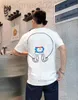 Мужские футболки дизайнер высокая версия 22ss весна и летние Doraemon Co фирменная подкова санскритская печать пары Trend с коротким рукавом футболка TEE O2Y2