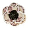 Blomma broscher mode rhinestone lapel pins för kvinnor corsage vintage smycken kläder tillbehör
