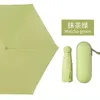 Six Skeleton Folding Umbrella Sun Protection UV Umbrellas Female Sunshade Rain capsule Compact Pocket 20220611 D3