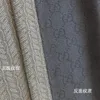 커튼 커스티드 커스텀 일본 양치류 잎 거실 침실 발코니 자카드 패브릭 첸닐 두꺼운 음영 열 단열재