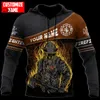 PLstar Cosmos 3DPrinted est Pompier Nom personnalisé Unique Hrajuku Streetwear Unisexe Casual Funny Hoodies Zip Sweat B 15 220713