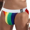 2PCS Bieć Mężczyźni Jockstrap Seksowna bielizna stringi tanga majtki na siłownię