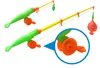 Children Boy Girl Fishing Toys Set Magnetic Fishing Parentchild interactive Game 3D Fish Rod Net Baby Play Water Bath Toys 220621