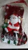 Świąteczne pończochy Skarpetki Snowman Santa Elk Bear Printing Xmas Candy Gift Bag Ościsk Dekoracja choinki