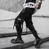 Calça masculina feminina carga preta para correr calças masculinas masculino homem fit Fit Autumn Japanese Techwear