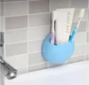 Toothbrush Holder Bathroom Storage Holders Toothpaste Wall Mount Holder Sucker Suction Organizer Cup Rack Office Racks Container SN4056