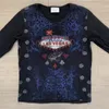 Xingqing Grunge Fairycore Vintage Print T shirt Women Aesthetic Y2k Long Sleeve Tops Autumn E Girl Casual Basic Streetwear 90s 220714