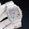 Diamentowe zegarek męskie zegarki projektantów Automatyczne mechaniczne 40 mm Sapphire Business Kobiety Wris-end Pas Stali Stael Stael Montre de Luxe