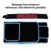 Tapis d'enveloppement de ceinture Laser Lipo de thérapie de Massage à lumière rouge pour le corps Slim342w6131645