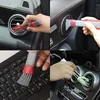 Car Air Conditioner Vent Brush Microfibre Cars Grille Cleaner Auto Detailing Blinds Duster Brushs Car-styling Auto Accessories