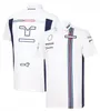 F1 Team Uniforms Officiella Samma racinguniformer Mens och kvinnors kortärmade Lapel T-shirts Anpassade snabbtorkande poloshirts