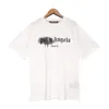 夏のメンズデザイナーTシャツ714679197を表すTシャツを表す黒い白いティーヒップホップストリートウェアTシャツアンチウィンクルクルーネック