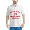 Polo da uomo Abbigliamento tribale polinesiano Camicie samoane Stampa floreale di tapa nera Personalizzato per uomo Casual Slim Fit Stile uomoUomo UomoUomoUomo