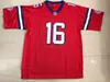 CEOA3740 Men Shane Falco #16 Red Stitched Movie Keanu Reeves Shane Falco 16 Sentinels Jersey