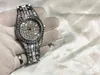 Ritzin Baguette Cut Moissanite Volledig Iced Out Diamond Horloge Pols voor Heren Valentijn Cadeau Fabrieksprijs 925 Zilver