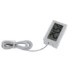 Mini LCD FY-10 Digital Thermometer Temperature Sensor Fridge Freezer Professinal TPM-10 Thermometer -50~110C Controller GT black White