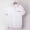 Męskie koszulki TB Summer Short Rleeve Paul Shirt Slim Casual Cotton T-shirt Busines
