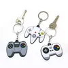 100PCS PVC new style Game Machine Key chain Keyring Cute Gamepad Joystick KeyChain Keychains Bag Car Hanging fit men boy keys