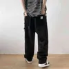 Men's Overalls Vintage Baggy Straight Pants Spring Summer Casual Sweatpants Fashion Oversized Trousers Male Bottoms Y2K Clothes G220713