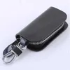 Key Wallets Men Holder Housekeeper Keys Organizer Wallet Keychain Covers Zipper Case Bag Leather Car