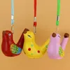Ceramic Water Bird Whistle Spotted Warbler Song Chirps Home Decoration for Children Barn Gifts Party Favor 915
