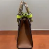 Bolso de mano de bambú de Diana de alta calidad, bolso de diseñador de lujo, bolsos de hombro de cuero genuino, bolso de mujer, bolsos de noche de moda