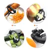 4 em 1 peeler rotativo 360 graus de batata laranja laranja abridor de frutas friccionais cortador de cozinha acessórios de cozinha Ferramentas RRB15324