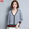 Cardigan tricoté pour femme, pull à la mode, manteau de marque de styliste, nouvelle collection automne 2022