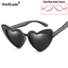 Warblade Children Sunglasses Kids Polarized Sun Glasses Love Heart Boys Girls Baby Flexible Safety Fame Eyewear 220705