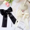 Pins Brooches Korean Fashion Fabric Bowknot For Women Bow Tie Ribbon Pearl Shirt Collar Luxulry Jewelry Clothing AccessoriesPins