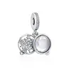 925 Sterling Silver Ciondola Charm Princess Apple Pig Duck Perline fai da te Bead Fit Pandora Charms Bracciale Accessori per gioielli fai da te
