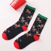 Household Sundries Woman Christmas Socks Funny Xmas Santa Claus Tree Snowflake Elk Snow Cotton Tube Crew Happy Sock Men New Year Funny Sokken