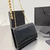 Top quality 2022 new envelope bags OL heart gilded chain golden small square woman's fashion flap bag crossbody shoulder bag oblique y