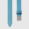 10A Reversible blue genuine leather silver buckle belt belts for men highest quality new women belt with green box 643847 71